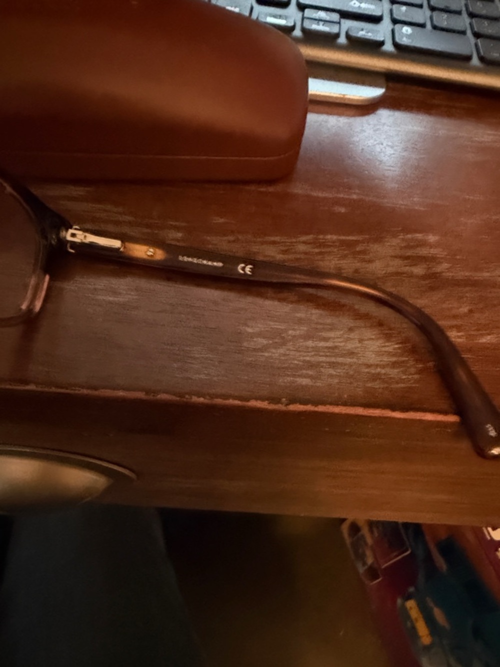 Longchamp Brown tortoise Gradient Rectangular Glasses with logo brown case - Picture 8 of 16